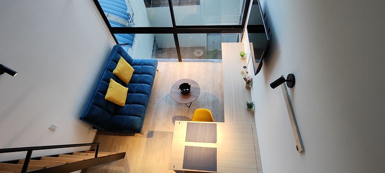 Loft con vista a la montaña
