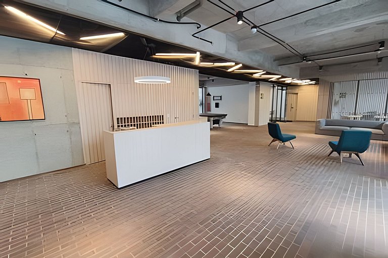 Modern loft with a view of the hills in Chapinero